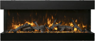 Amantii 60" Tru View XL Deep Smart Electric Indoor/Outdoor Fireplace-Patio Pelican