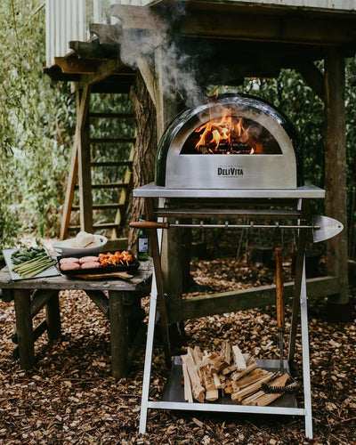DeliVita Wood-Fired Pizza Oven - Deluxe Complete Collection-Patio Pelican