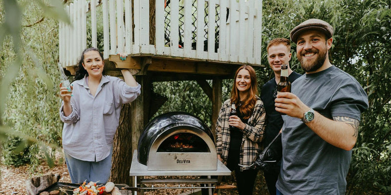 DeliVita Wood-Fired Pizza Oven - Deluxe Complete Collection-Patio Pelican