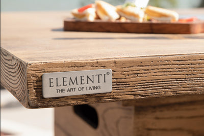 Elementi Rova Fire Pit Bar Table-Patio Pelican