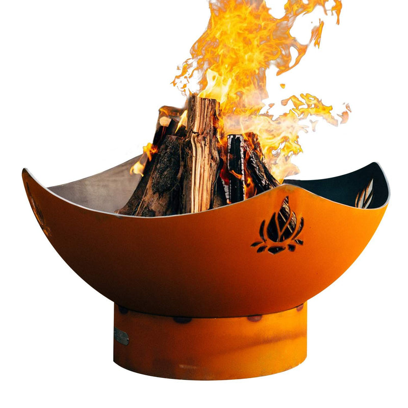 Fire Pit Art Namaste-Patio Pelican