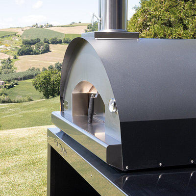 Fontana Marinara Stainless Steel Build In Wood Pizza Oven-Patio Pelican