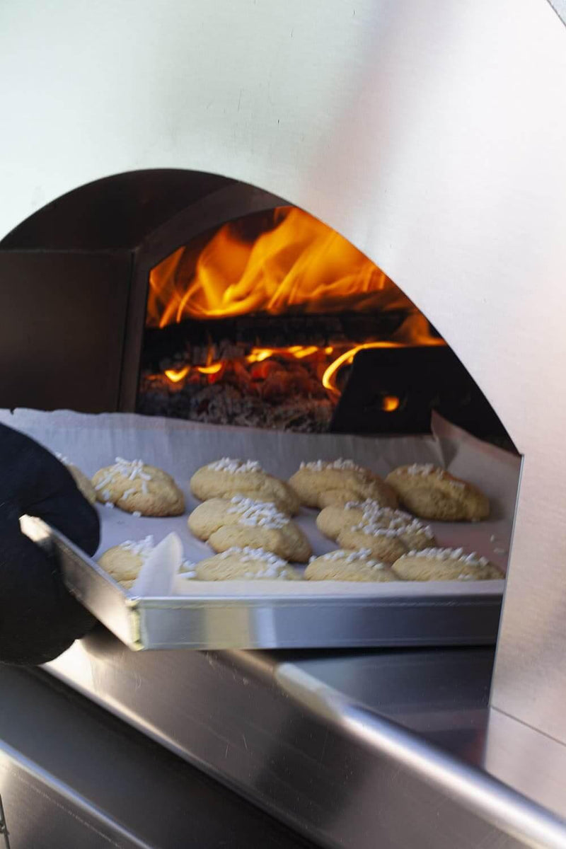 Fontana Marinara Stainless Steel Build In Wood Pizza Oven-Patio Pelican