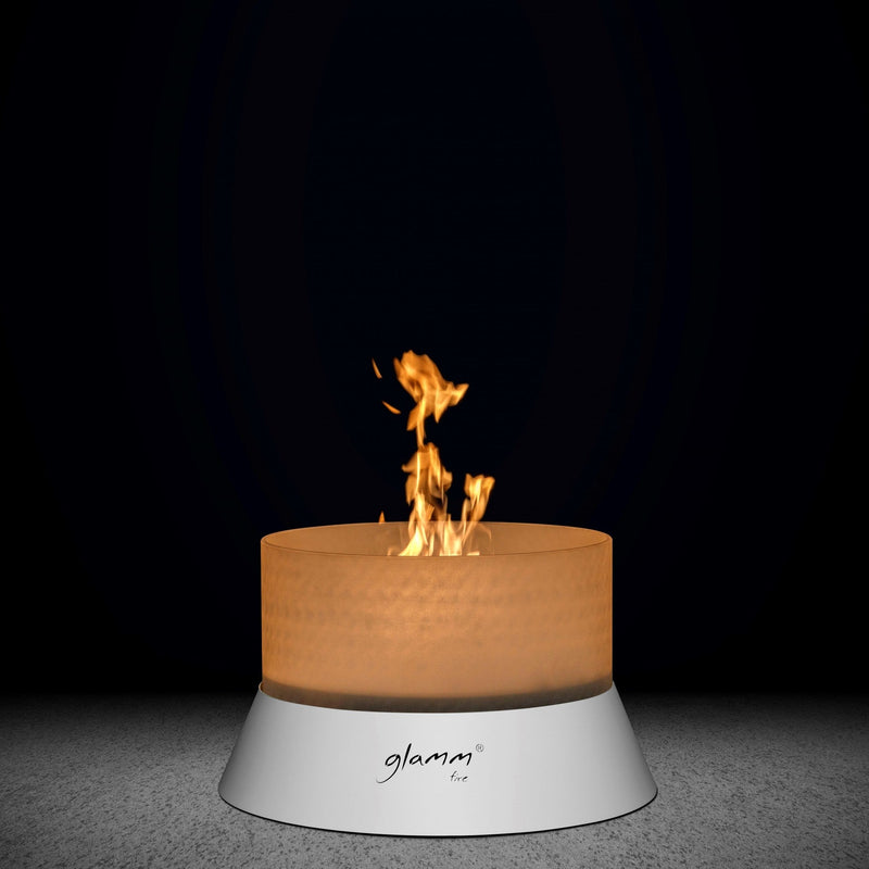 GlammFire Alba Crea7ion EVORound - Bioethanol Fire Pit-Patio Pelican