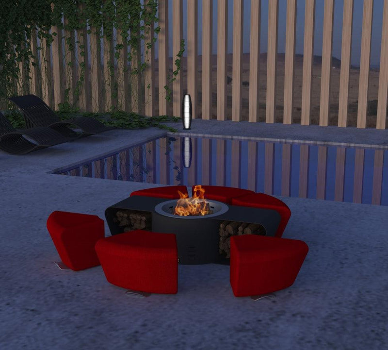 GlammFire Circus - Firewood/Charcoal Fire Pit-Patio Pelican