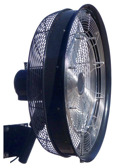 HydroMist 24" Shrouded Oscillating Fan with Corded Control-Patio Pelican