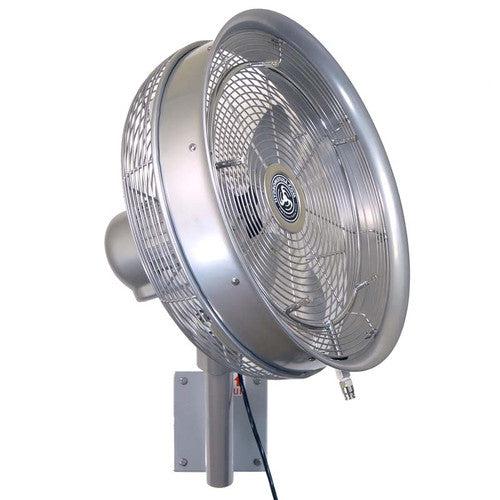 HydroMist One 18 Inch Wall Mount Misting Fan Package with ProMist 35 Pump with Filter-Patio Pelican