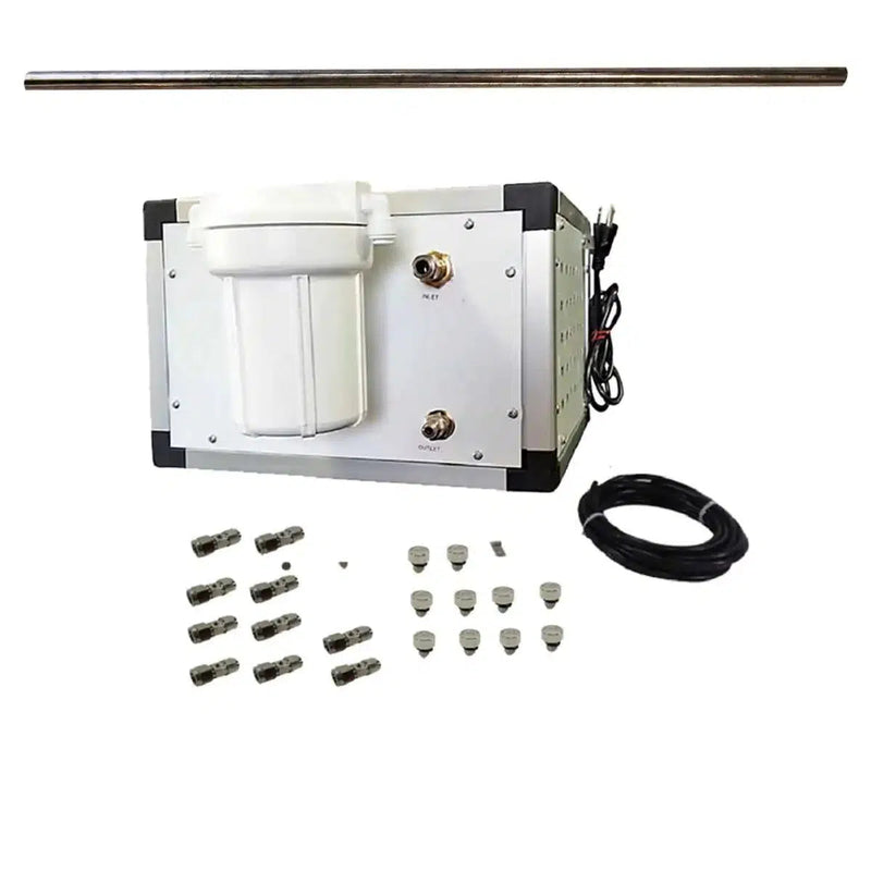 MistCooling High-Pressure Misting Kit 1000 PSI - 3/8 Inch Stainless Steel Tubing-Patio Pelican