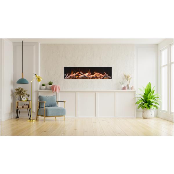 Remii 45" Deep Built-In Indoor/Outdoor Electric Fireplace-Patio Pelican
