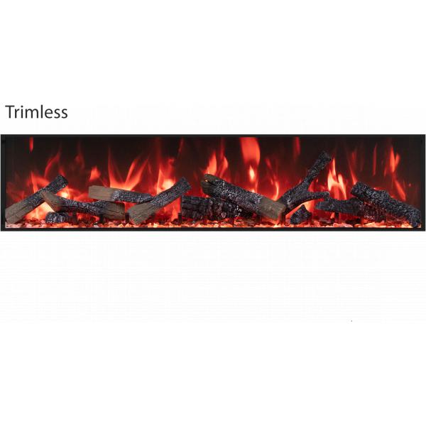 Remii 45" Extra Tall Built-In Indoor/Outdoor Electric Fireplace-Patio Pelican