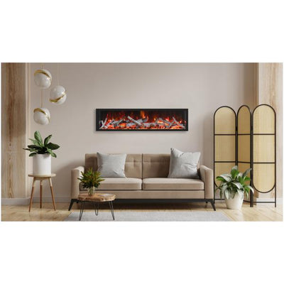 Remii 55" Extra Tall Built-In Indoor/Outdoor Electric Fireplace-Patio Pelican