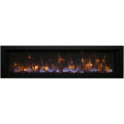 Remii 65" Deep Built-In Indoor/Outdoor Electric Fireplace-Patio Pelican