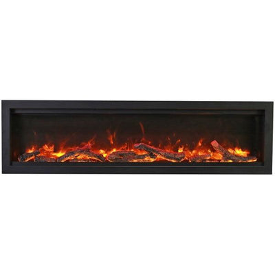 Remii WM 88" Clean Face Built-In Indoor/Outdoor Electric Fireplace-Patio Pelican