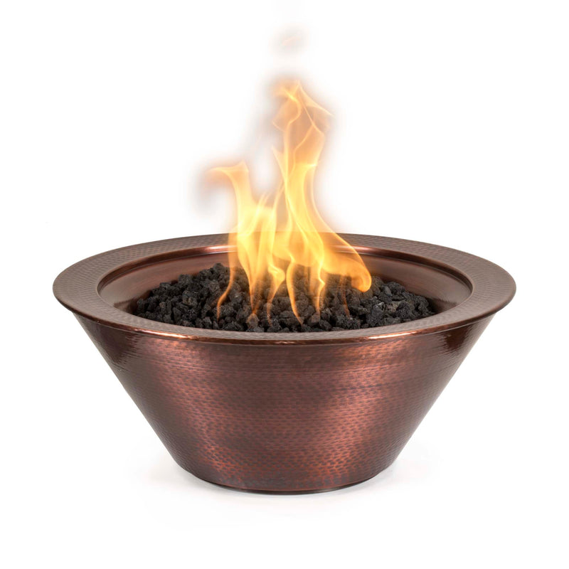 The Outdoor Plus 24" Cazo Fire Bowl - Hammered Copper-Patio Pelican