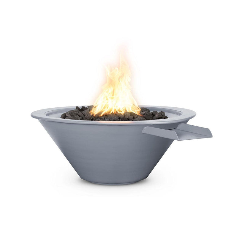 The Outdoor Plus 24" Cazo Fire & Water Bowl - Powder Coated Metal-Patio Pelican