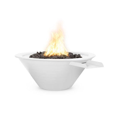 The Outdoor Plus 30" Cazo Fire & Water Bowl - Powder Coated Metal-Patio Pelican