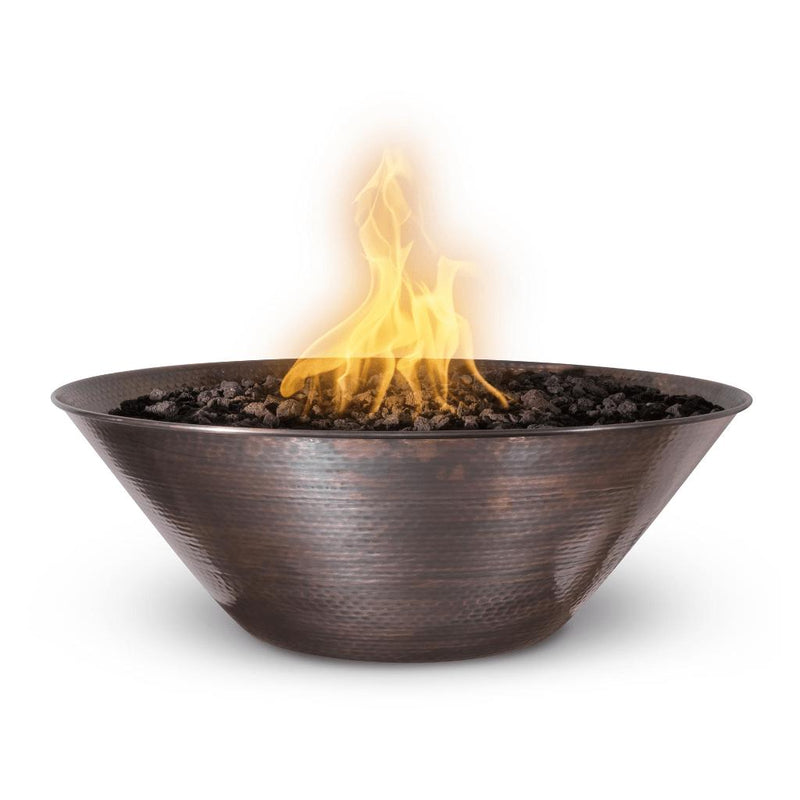 The Outdoor Plus 31" Remi Fire Bowl - Hammered Copper-Patio Pelican