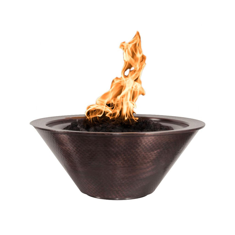 The Outdoor Plus 36" Cazo Fire Bowl - Hammered Copper-Patio Pelican