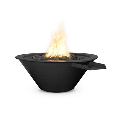 The Outdoor Plus 36" Cazo Fire & Water Bowl - Powder Coated Metal-Patio Pelican