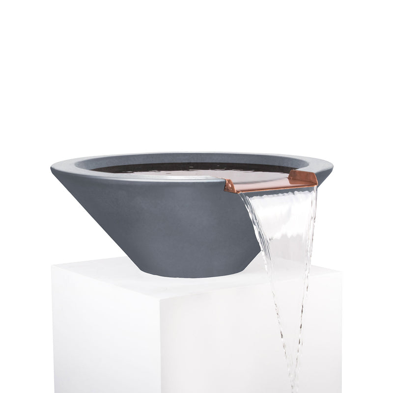 The Outdoor Plus 36" Cazo Water Bowl - GFRC Concrete-Patio Pelican