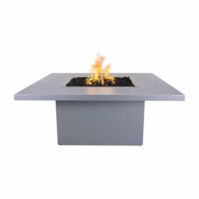 The Outdoor Plus 60" Square Bella Fire Table - Powder Coated Metal-Patio Pelican